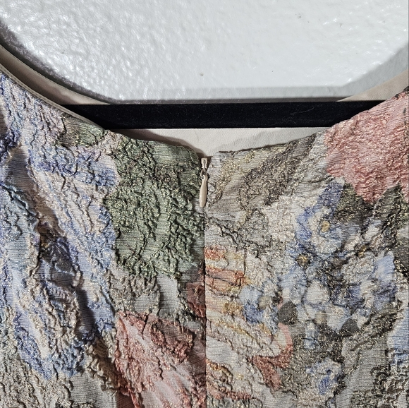 Adrianna Papell Melinda Floral Matelasse Midi Dress Size 14 - Picture 10 of 14